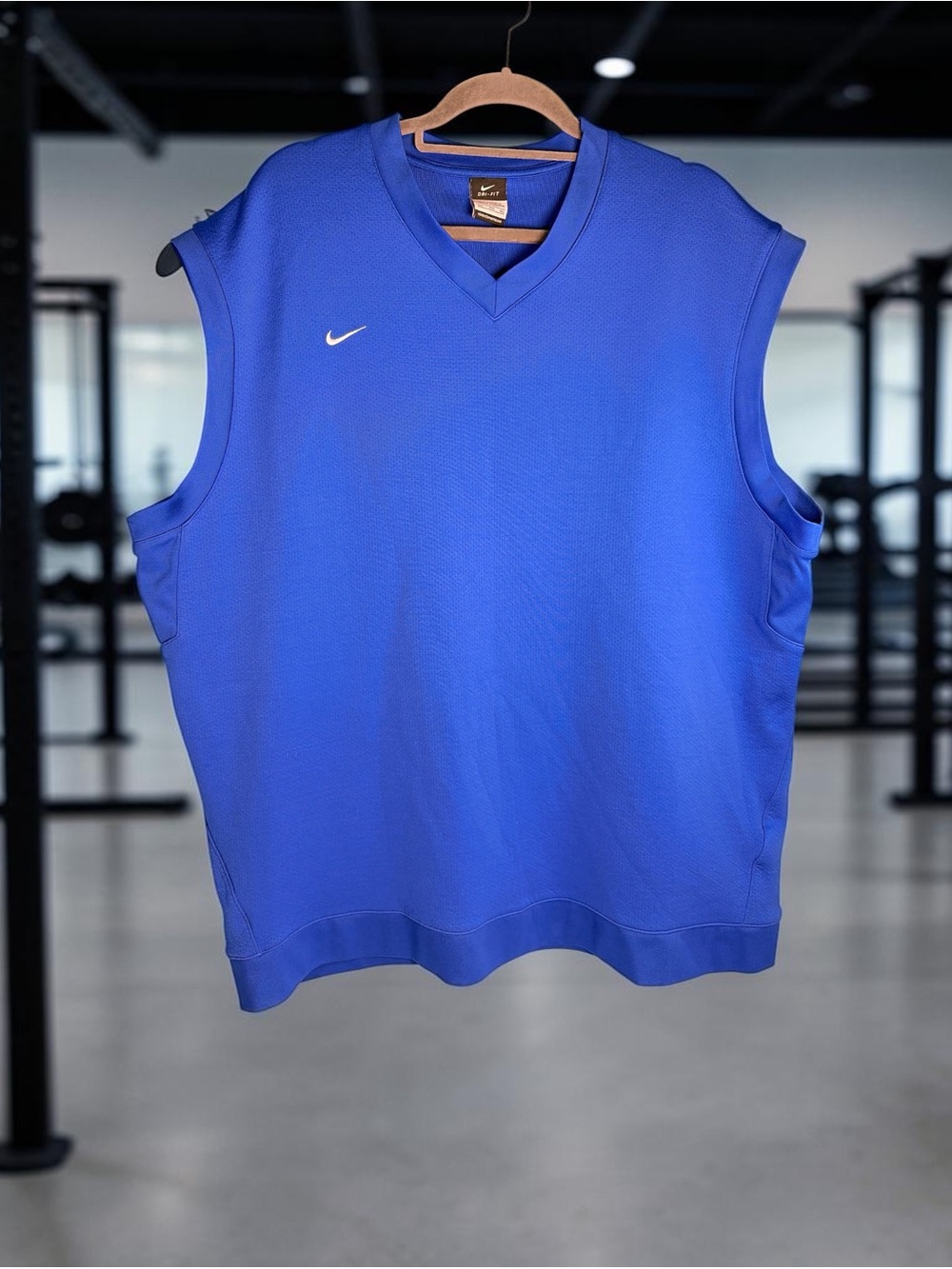 Nike Blue Sleeveless Shirt Jersey Men’s 3XL Activewear Basketball Tank Workout